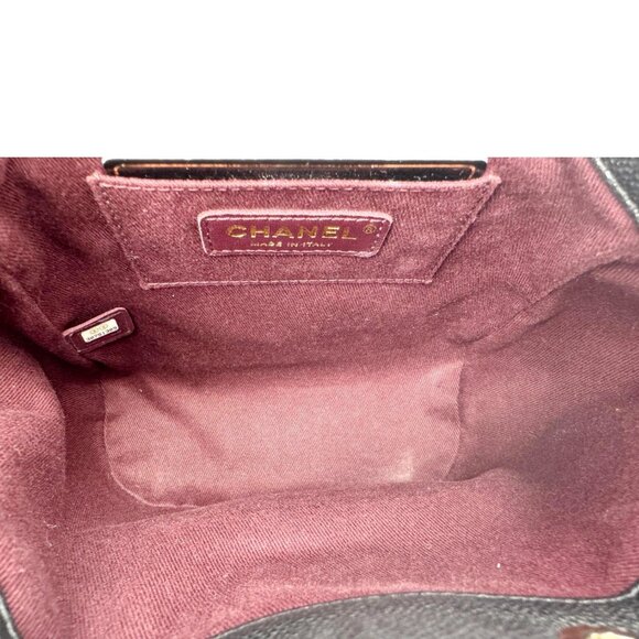 Chanel Business Affinity Caviar Quilted Leather Drawstring Bucket Bag Black - Picture 15 of 16